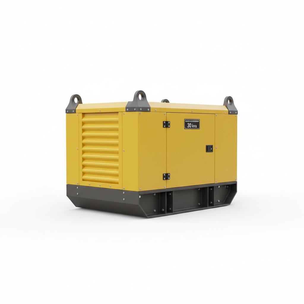 Alquiler de Grupo Electrógeno Diésel 30 kVA Insonorizado en barcelona