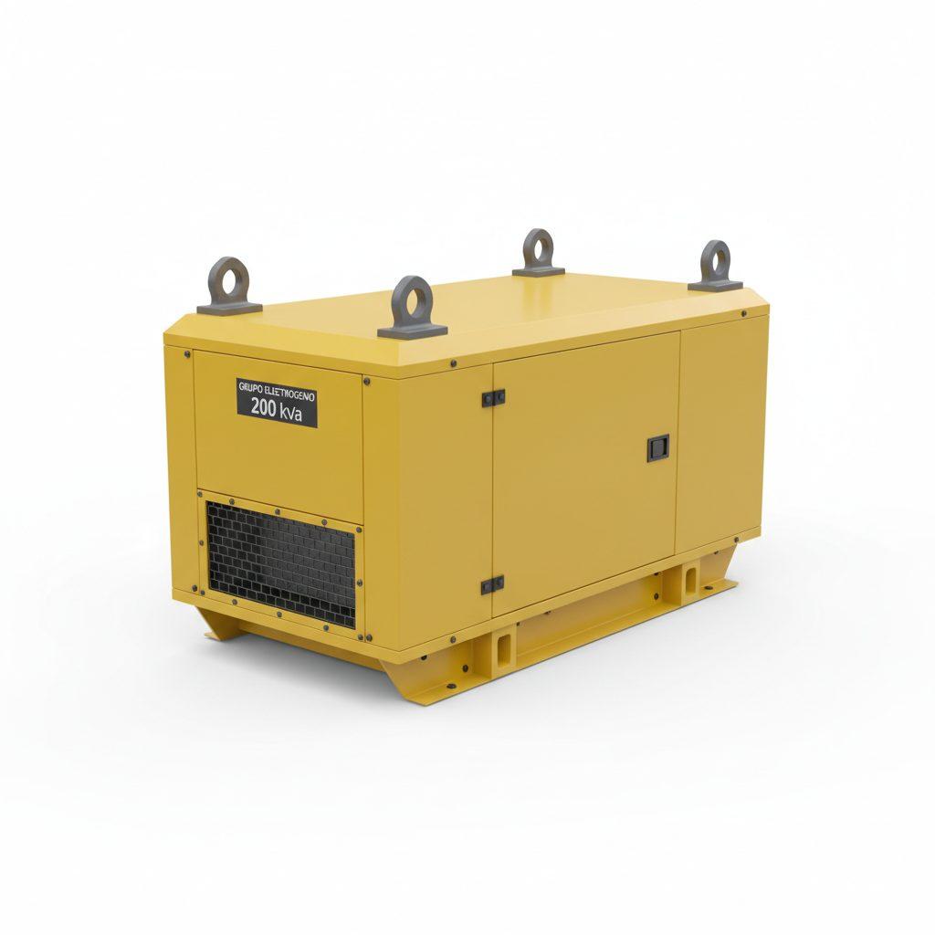 Alquiler de Grupo Electrógeno Diésel 200 kVA Industrial para Planta