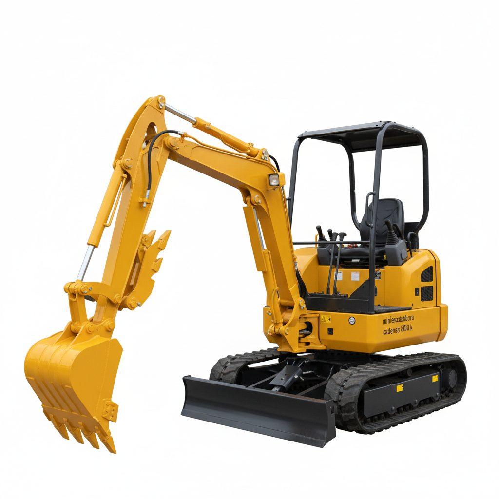 Alquiler de Miniexcavadora de Cadenas 5.000 kg (5 toneladas) en pontevedra