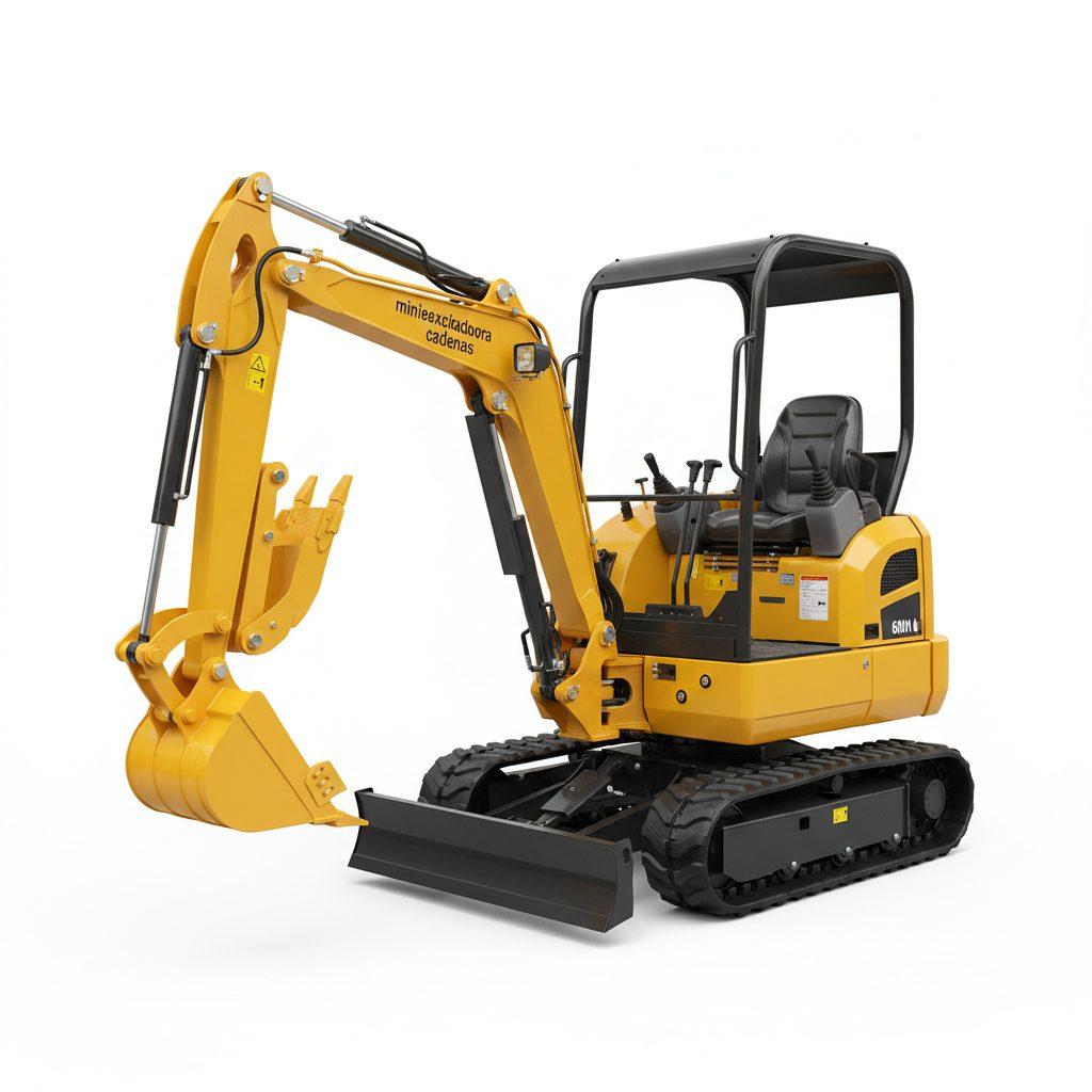 Renting de MINIEXCAVADORA DE CADENAS 6.000 KG (6 TONELADAS)