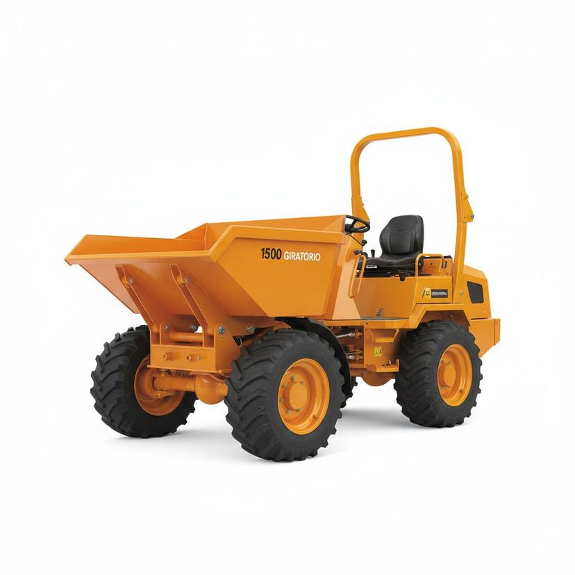 Dumper Giratorio 1.500 kg con Tolva Rotativa 180°