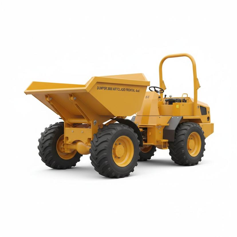 Dumper Articulado 3.000 kg 4x4 Descarga Frontal