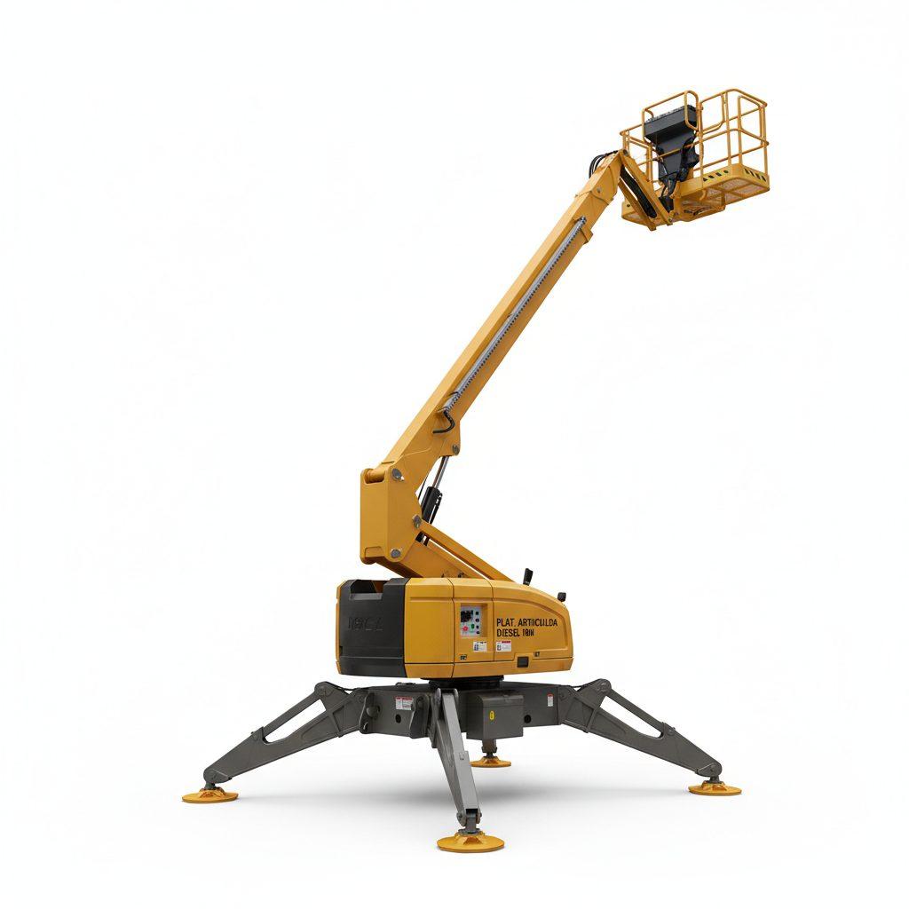 Alquiler de Plataforma Articulada Diésel 18m 4x4 con jib en aguascalientes