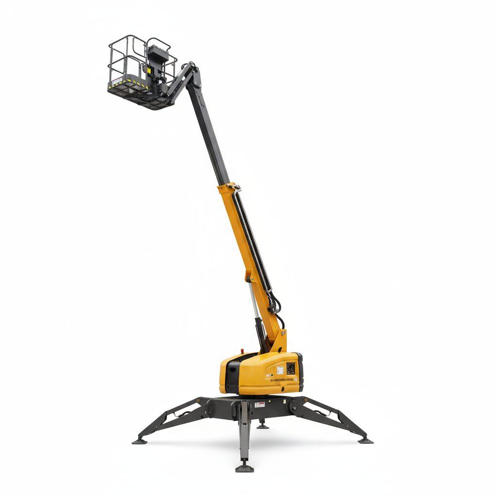 Alquiler de Plataforma Articulada Eléctrica 16m con jib en hidalgo