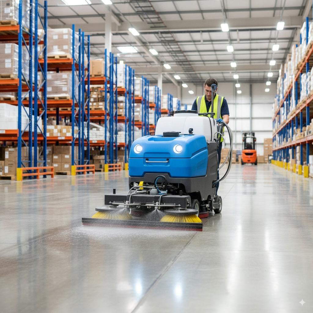 Fregadora industrial