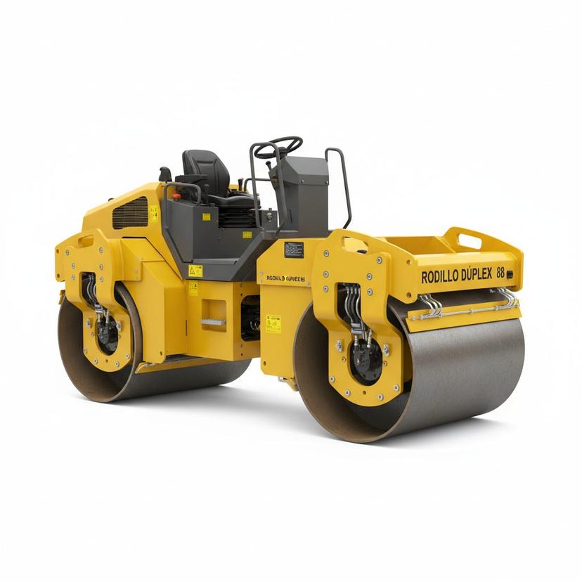 Rodillo Compactador Dúplex 88 cm Vibrante Peatón